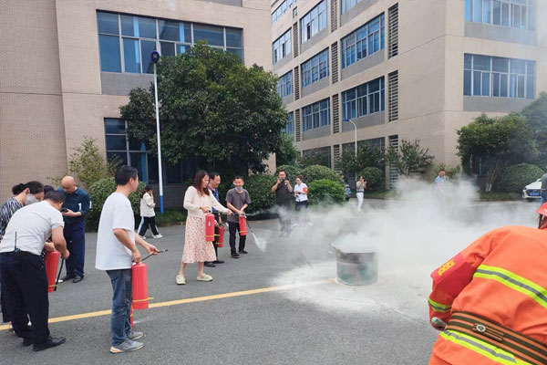 园区消防演习圆满举行，易龙防雷科技助力安全防线